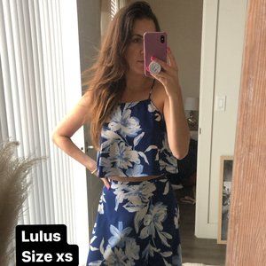 Lulu's 2 Piece Maxi Skirt Set